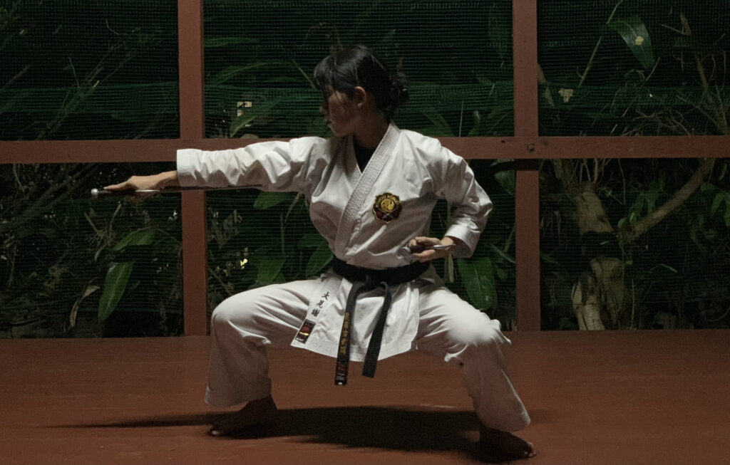 猗窩座のポーズに良く似た琉球空手